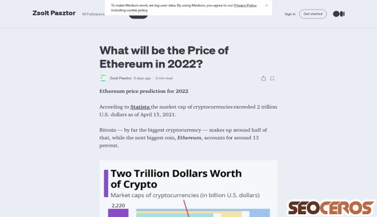 regressive11.medium.com/what-will-be-the-price-of-ethereum-in-2022-a1804c0508e6 desktop preview