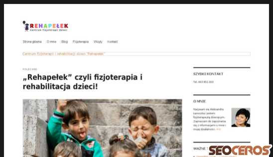 rehapelek.pl desktop náhľad obrázku