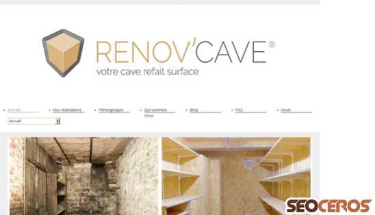 renovcave.fr desktop förhandsvisning