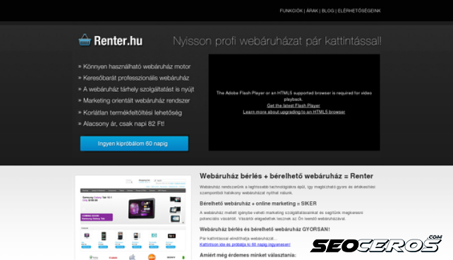 renter.hu desktop Vista previa