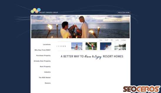 resortownersgroup.com desktop náhled obrázku