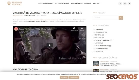 respondacademy.sk/zachrante-vojaka-ryana-zaujimavosti-o-filme desktop előnézeti kép