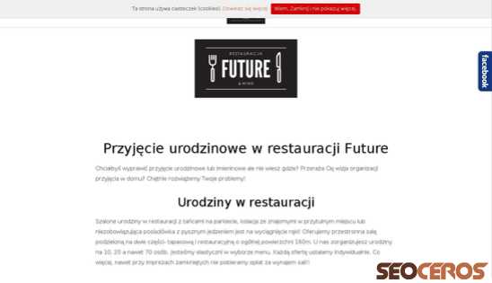 restauracjafuture.pl/imprezy-okolicznosciowe/przyjecie-urodzinowe-w-restauracji desktop 미리보기