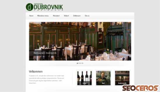restaurant-dubrovnik.dk desktop Vista previa
