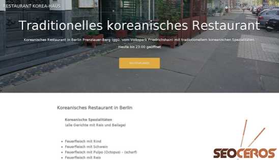restaurant-korea-haus.business.site desktop náhľad obrázku