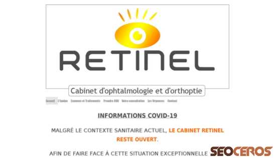retinel.fr desktop förhandsvisning