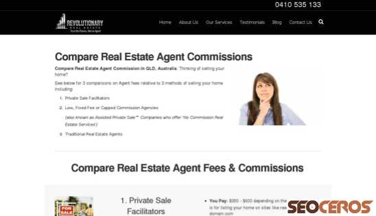 revolutionaryrealestate.com.au/no-commission-real-estate-services/compare-real-estate-agent-commissions desktop náhled obrázku