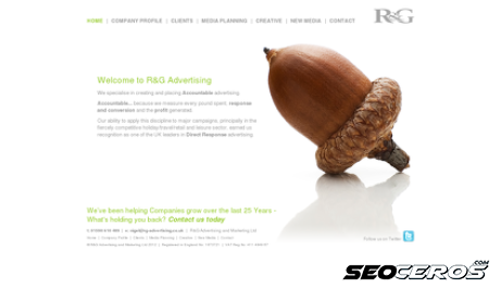 rg-advertising.co.uk desktop náhľad obrázku