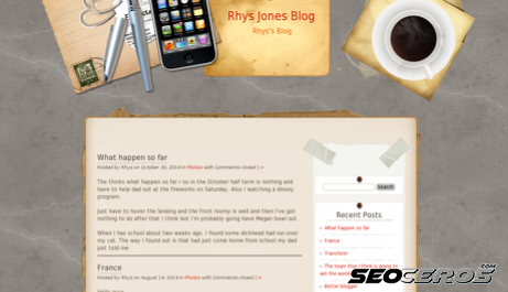 rhys-jones.co.uk desktop náhled obrázku
