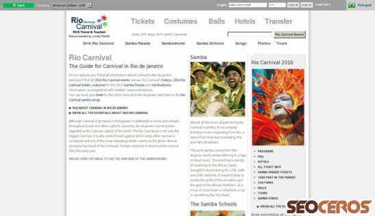 rio-carnival.net desktop förhandsvisning