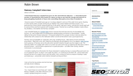 robinbrown.co.uk desktop förhandsvisning