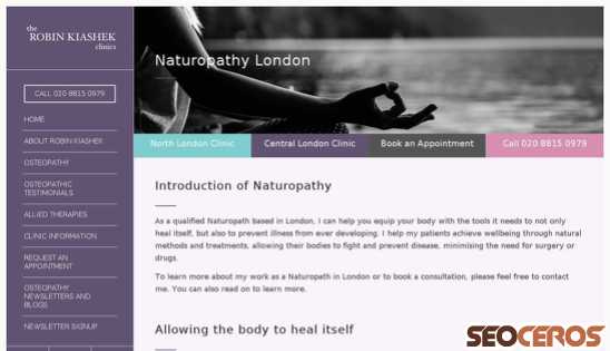robinkiashek.flywheelsites.com/allied-therapies/naturopath-london desktop obraz podglądowy