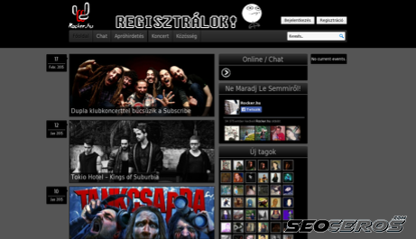 rocker.hu desktop előnézeti kép