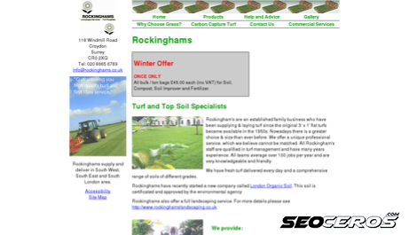 rockinghams.co.uk desktop előnézeti kép