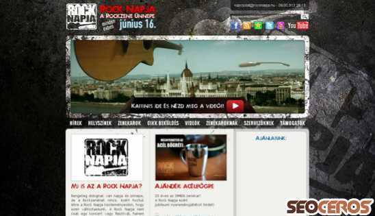 rocknapja.hu desktop előnézeti kép