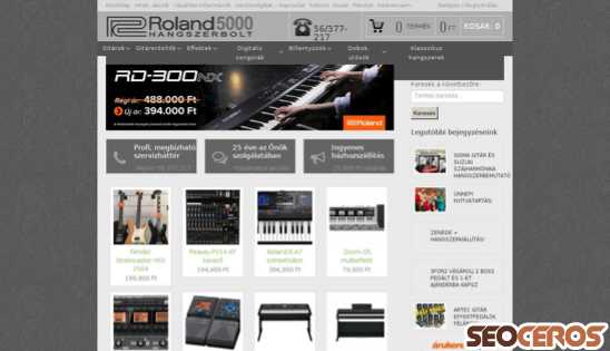 roland5000.hu desktop náhľad obrázku