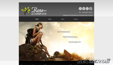 roseandcompany.co.uk desktop preview