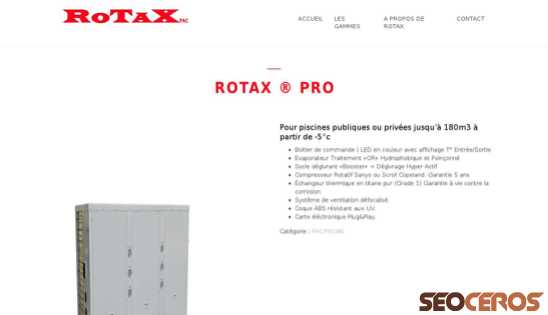 rotaxpac.pro/produit/rotax-pro desktop vista previa
