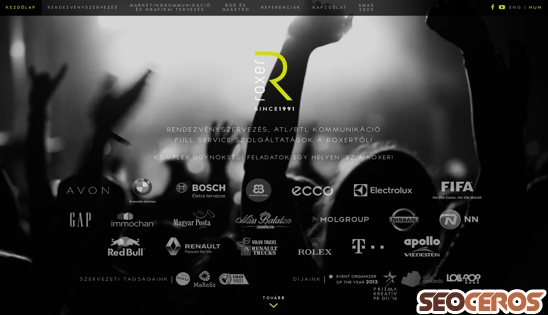 roxer.hu desktop előnézeti kép