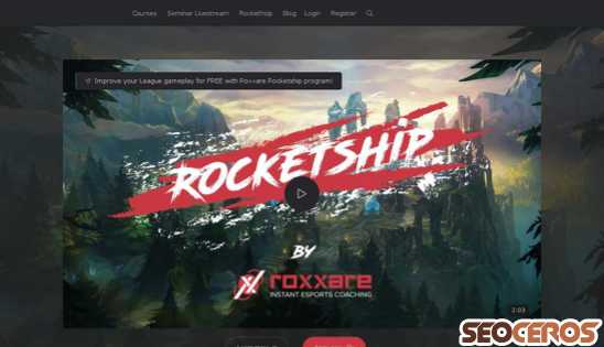 roxxare.com/rocketship desktop Vorschau