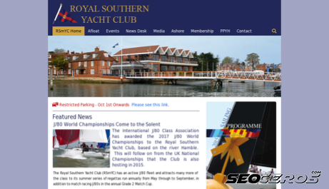 royal-southern.co.uk desktop prikaz slike