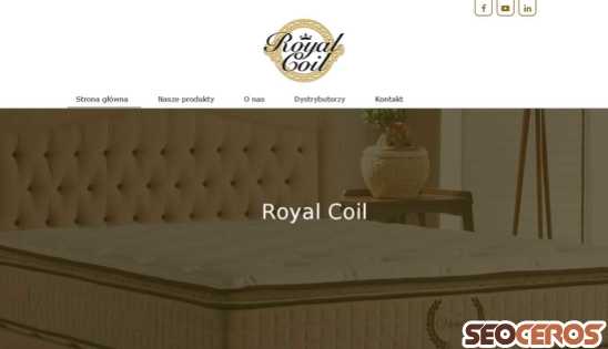 royalcoil.pl desktop náhled obrázku