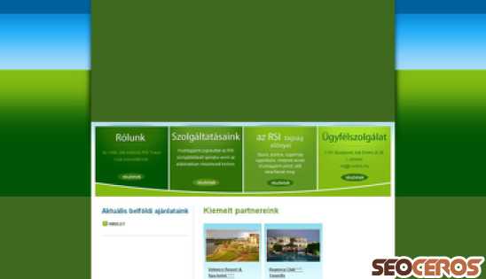rsi-holiday.hu desktop náhled obrázku