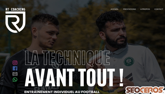 rt-coaching.fr desktop preview