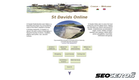 saint-davids.co.uk desktop förhandsvisning