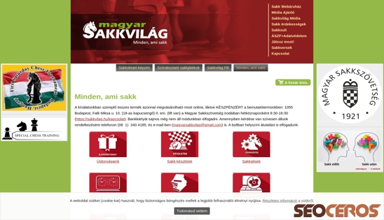 sakkvilag.hu desktop náhľad obrázku