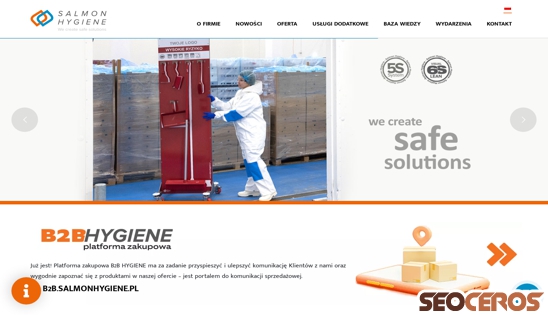 salmonhygiene.pl desktop előnézeti kép