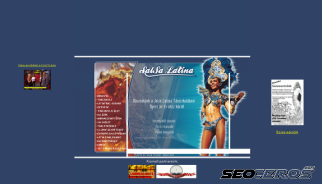 salsalatina.hu desktop előnézeti kép