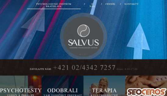 salvus.sk desktop preview
