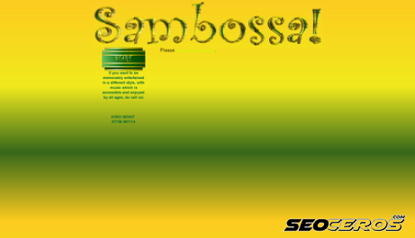sambossa.co.uk desktop előnézeti kép