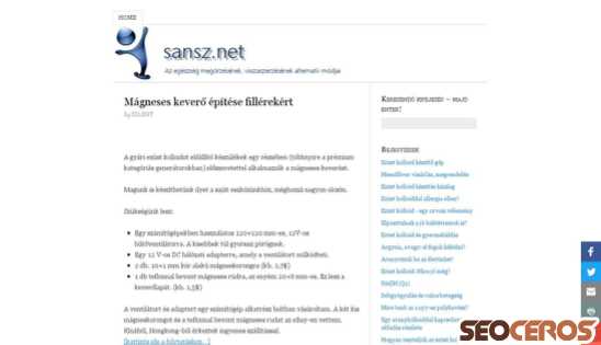 sansz.net desktop előnézeti kép