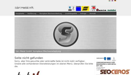 sarimetal.hu/de/blechverarbeitung desktop 미리보기