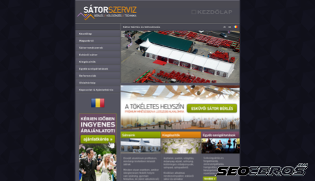 satorszerviz.hu desktop Vista previa