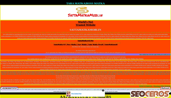 sattamatkamobi.in desktop előnézeti kép