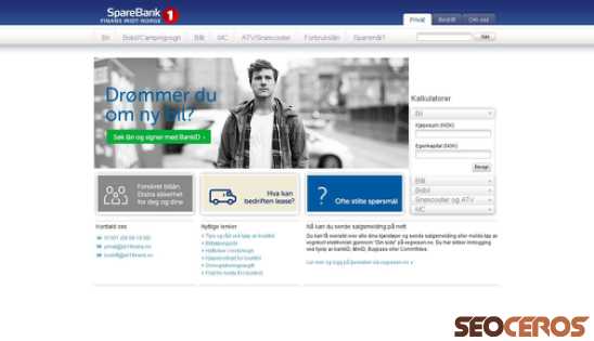 sb1finans.no desktop náhľad obrázku