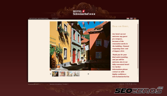 schweizerhof.hu desktop előnézeti kép