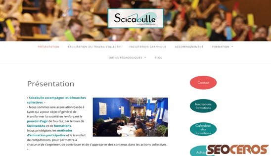 scicabulle.com desktop förhandsvisning
