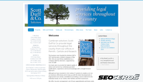 scottduff.co.uk desktop förhandsvisning