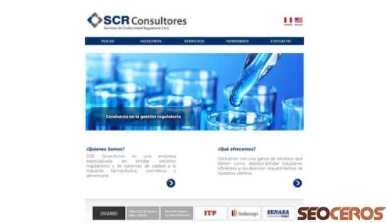 scrconsultores.com.pe desktop náhled obrázku