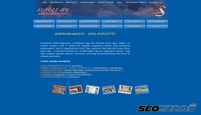 scroll.hu desktop előnézeti kép