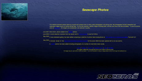 seascape-photos.co.uk desktop preview