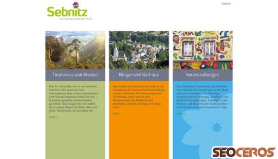 sebnitz.de desktop előnézeti kép