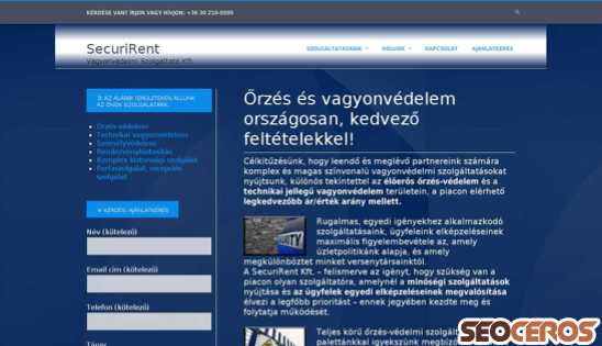 securirent.hu desktop náhľad obrázku