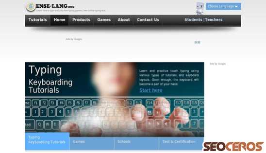 sense-lang.org desktop náhľad obrázku