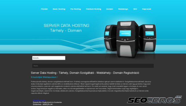 serverdatahosting.hu desktop náhľad obrázku