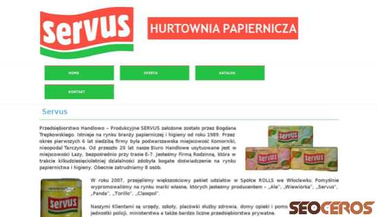 servus-ale.pl desktop náhľad obrázku
